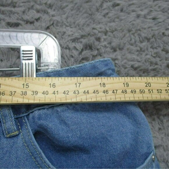 Cider Jeans Womens 2XL Medium Wash High Rise Butterfly Cutout Wide Leg - Picture 4 of 10